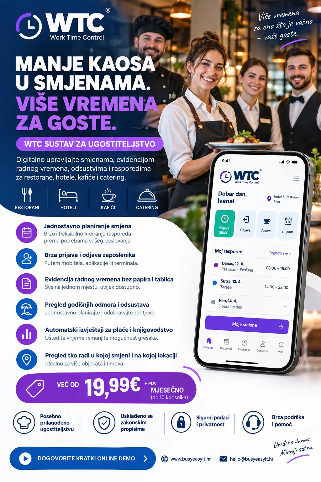 WTC letak za Ugostiteljstvo